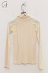 BASERANGE Turtleneck T-shirt sweater TTOMT series collection Organic cotton Portugal BAS-TTOMT-RI-000-UNDYED